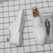 Euro Step Photo Studio Wedding White Glossy Men's New Trend Korean Style Brogue Carved Casual Leather Shoes_vogvips.com