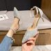Women S Pointed Stiletto High Heels Single Fashionable And Versatile Temperament Ladies Engagement Bridesmaid Shoes_vogvips.com