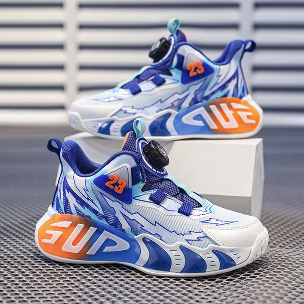 Children's Basketball Breathable Mesh Spring Summer New Boys Girls Sports Shoes Friction Sound_vogvips.com