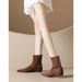 Weiwei Lady 351-1 Women's Height-Increasing Ankle Boots 2025 Autumn/Winter New Pointed Toe Slim Boots Suede Stretch Boots_vogvips.com