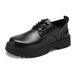 Autumn New Height Increasing Leather Waterproof Non-Slip Versatile Thick Sole Men's Breathable Fashion Work Shoes_vogvips.com