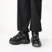 Summer Shoes Ultra Thick Sole Height Increasing Punk Gothic Dark Motorcycle Straight Women's Boots_vogvips.com