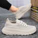 Summer Breathable Mesh Coconut Men's Sports Korean Version Versatile Thick Soled Casual Running Dad Shoes_vogvips.com