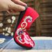 Two Flat Injection Molded Soft Soles, Winter Cotton And Velvet Embroidered Cloth Pregnant Shoes, Women's Shoes_vogvips.com