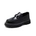 2025 Trendy Casual Comfortable Leather With British Round Toe, One Foot On Korean Version Le Fu Shoes, Thick Soled Men's_vogvips.com