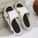 2025 Cool For Men Wearing Outside And Indoor Home Ins Anti Slip Student Couple Men's Slippers Summer_vogvips.com