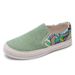 Men's Breathable Slip-On Canvas Shoes With Rubber Sole For Summer Casual Wear, Comfortable Lightweight Loafers With Elastic Band_vogvips.com