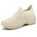 Women's Casual Shoes Women's Shoes One-pedal Lazy Shoes Flying Woven Breathable Mesh Shoes Soft-soled Women's Single Shoes_vogvips.com