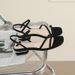One-Strap 2023 Korean Style Simple French Strap Flat Casual Large Size Summer Sandals For Women_vogvips.com