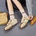 Women's Shoes New Velcro Casual Shoes, Lightweight Sports Shoes, Versatile Flat Shoes, Women's Autumn Polka Dot_vogvips.com