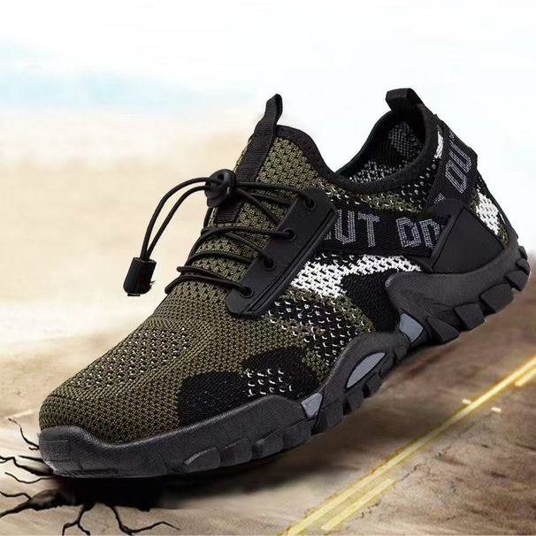 Men's Outdoor Hiking Shoes Mesh Breathable Non Slip Water Shoes for Foreign Trade Wholesale_vogvips.com