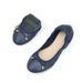 Round Head Flat Sole Black Shallow Mouth Women's Bean Bow Chicken Rolls Shoes Small Sheet_vogvips.com