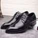Euro Step First Layer Cowhide Brogue Carved Business British Formal Wedding Genuine Leather Casual Men's Shoes_vogvips.com