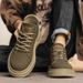 European Warm Series Martin Winter British Style Casual Shoes Men's Genuine Leather Waterproof Non-Slip Mid-Cut Work Short Boots_vogvips.com