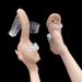 Transparent Large Size Versatile Rhinestone Slippers Crystal Heels High Heel Sandals For Women Outdoor High-end Feel_vogvips.com