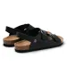 Dual Cork Footbed Adjustable Metal Buckle Convertible Back Strap Flat Slide Sandals For Men Women Summer Outdoor Casual_vogvips.com