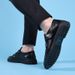 Top Layer Cow Leather Men's Sandals Middle-aged Elderly Anti-slip Business Casual Outdoor Leather Breathable Sandals_vogvips.com