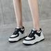 Thick-Soled White For Women 2025 Autumn New Versatile Sports Casual Shoes Height-Increasing Lace-Up Lightweight Student_vogvips.com