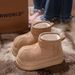 2025 Women's New High-top Shoes For Autumn And Winter, Thickened Warm Plush Cotton Boots, In Stock, Ships In 1 Day_vogvips.com