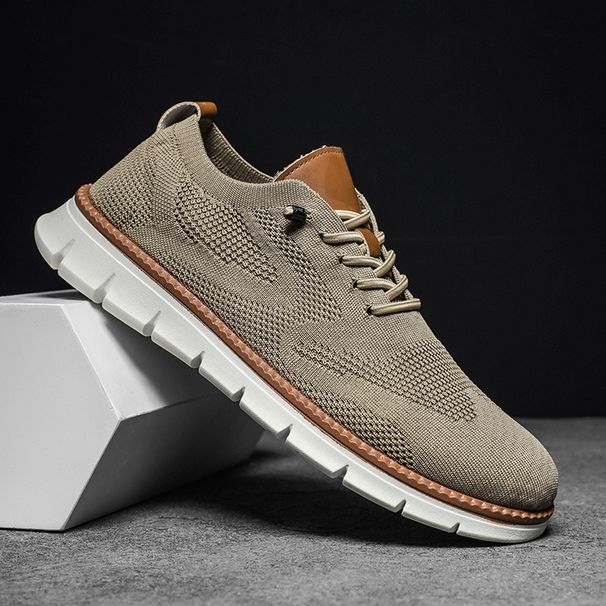 2025 British Style Summer Breathable Sports Flyknit Mesh Men's Cross-Border Large Size 48 Running Trendy Shoes_vogvips.com