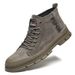 Top Pig Eight Leather Martin Boots Men's High Top Desert Tooling Boots Zhongbang Casual Short Boots Tide_vogvips.com