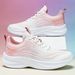 Spring Lightweight Sports Short Running Breathable Jogging Cross-Border Trendy Women's Casual Single Shoes_vogvips.com