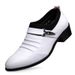 TerraStride Spring And Autumn Leather With 5cm Hidden Wedge, Trendy Men's Business Formal Casual Sh, British Style Pointed Toe_vogvips.com