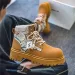 Mens Black Platform Combat Boots With Durable Colorful Embroidery And Tassels_vogvips.com