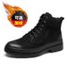 European Warm Series Men's Trendy Fashion Martin Autumn Winter New Fleece-Lined Short Outdoor Snow Boots_vogvips.com