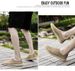 Men's Shoes Fly-woven Lazy One-pedal Simple Solid Color Soft-soled Casual Men's Board Shoes_vogvips.com