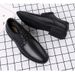 Men's Casual Leather Shoes Dress Style Thick Root Work Men's Shoes Men's_vogvips.com