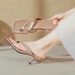 2026 French-style Square-toed Kitten-heel Flip-flops, Large Size High-heeled Sandals Women, Fashionable For Outdoor_vogvips.com