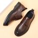 Men's Summer Breathable Leather Shoes British Style Casual Comfortable Footwear_vogvips.com