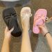 Women's Summer New Ultra-Soft Fashion Flip-Flops For Students, Ladies' Outdoor Non-Slip Ultra-Light Sweet Flat Flip-Flops_vogvips.com