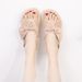 VS-29 2025 Summer New Internet Celebrity Bow Sandals Women's Fairy Style Flat Bottom Student Super Hot Versatile Roman_vogvips.com