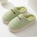 Winter Cotton , Thick Soled Indoor, Warm And Comfortable Home Use, With Added Velvet Anti Slip Couple Slippers For_vogvips.com