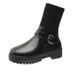 2024 New High-top Slim Fly-knit Two-way Martin British Style Short Autumn Winter Fashion Boots_vogvips.com
