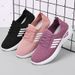 2024 Women's Casual Walking Shoes Soft Soled Fashionable Sock Design Mother Shoes Sports Single Shoes for Ladies_vogvips.com