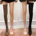 2025 Spring And Autumn Slim Over-the-Knee Pointed Toe For Women Thin Thigh Extra Long High Heel Fleece Lined Stretch_vogvips.com