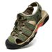 2024 Autumn New Large Size Casual Sandals For Men, Daily Leather Beach Shoes, Men's Thick-Soled Breathable Slippers_vogvips.com