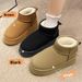 Thick-Soled Snow Boots Women, Winter Outdoor Wear 2025 New Style, Fleece-Lined, Thickened, Waterproof, Windproof,_vogvips.com