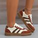 Women Trend New Fashion Lightweight Casual Outdoor Walking Sports Shoes Comfortable Anti-slip Flat Sneakers_vogvips.com