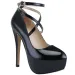 Women S Stiletto Pumps Sexy Shallow Round Toe Slingback Super Platform Ankle Strap High Heels Elegant Banquet Party_vogvips.com