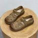 Flat Roman Sandals Women's Versatile Soft-soled Bag Head Sandals Mori Hole Shoes Women_vogvips.com