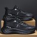 New Men's Mesh Breathable, Lightweight, Stylish, Versatile Sneakers, Running Commuter Business Light Luxury Shoes,_vogvips.com