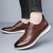 Men's Casual Business Classic Comfortable Retro Style Work And Office Hot Selling Adult Plus Size Shoes New Lace Up_vogvips.com