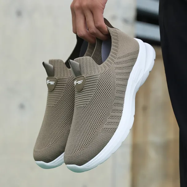 Men's Barefoot Adjustable Slip In Sneakers Minimalist Lightweight Walking Flat Bottom Boat Skateboard Designer Shoes_vogvips.com