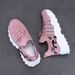 New Fashion Dad Mesh Breathable Korean Style Sneakers Thick Sole Women's Shoes Cross-Border_vogvips.com
