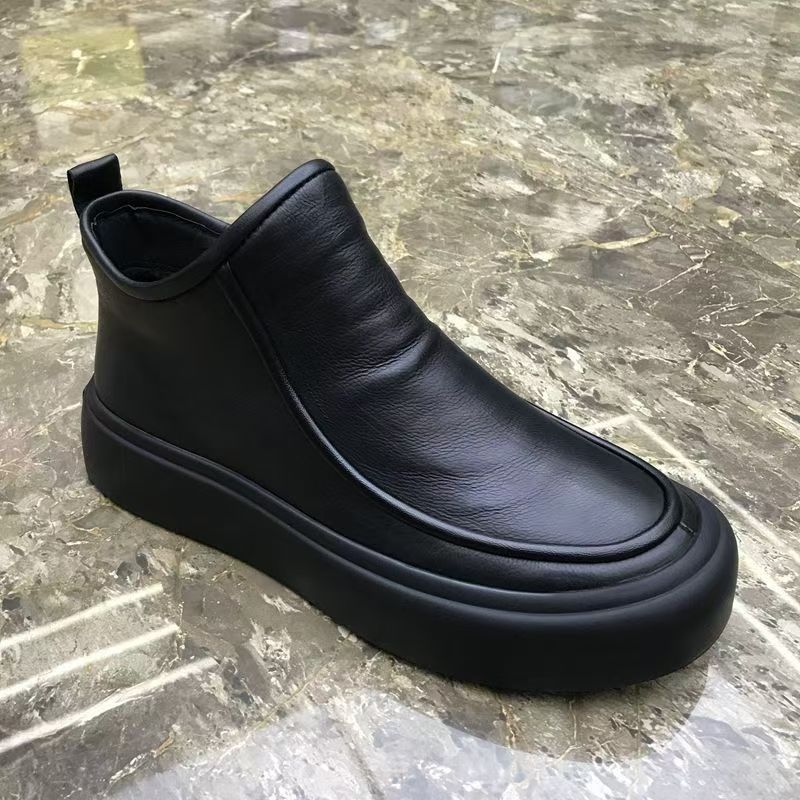European Warm Series British Style Martin Winter Men Plus Velvet Warm High Top Leather Trendy All-Match Cotton Boots_vogvips.com