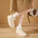 Classic Velvet High-top Cotton Boots Female Student Tide Warm Casual Cotton Shoes_vogvips.com